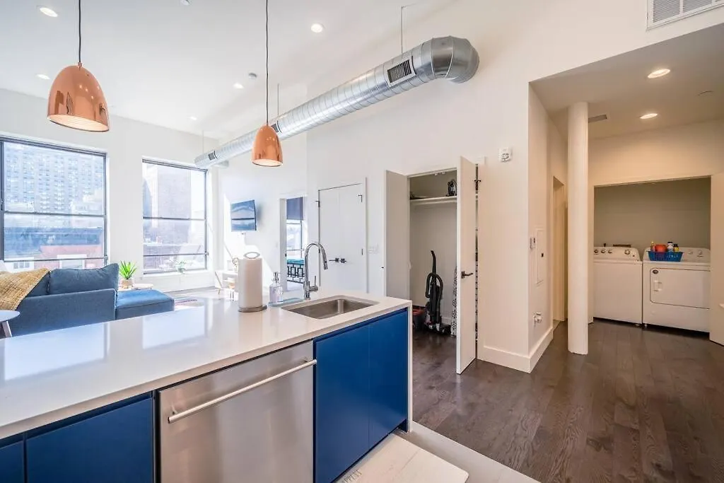 The Flats King Bed- Ewr/Penn Station Apartment Newark