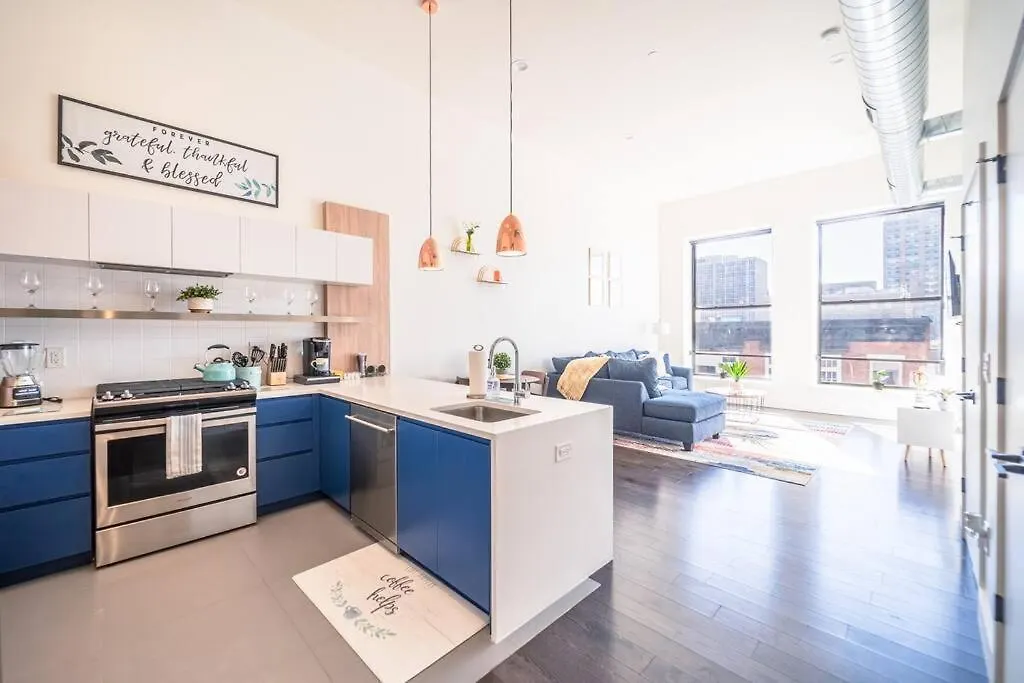 The Flats King Bed- Ewr/Penn Station Apartment Newark